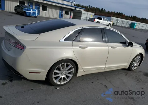 2016 Lincoln Mkz Hybrid из США, поврежденный, VIN 3LN6L2LU0GR631395